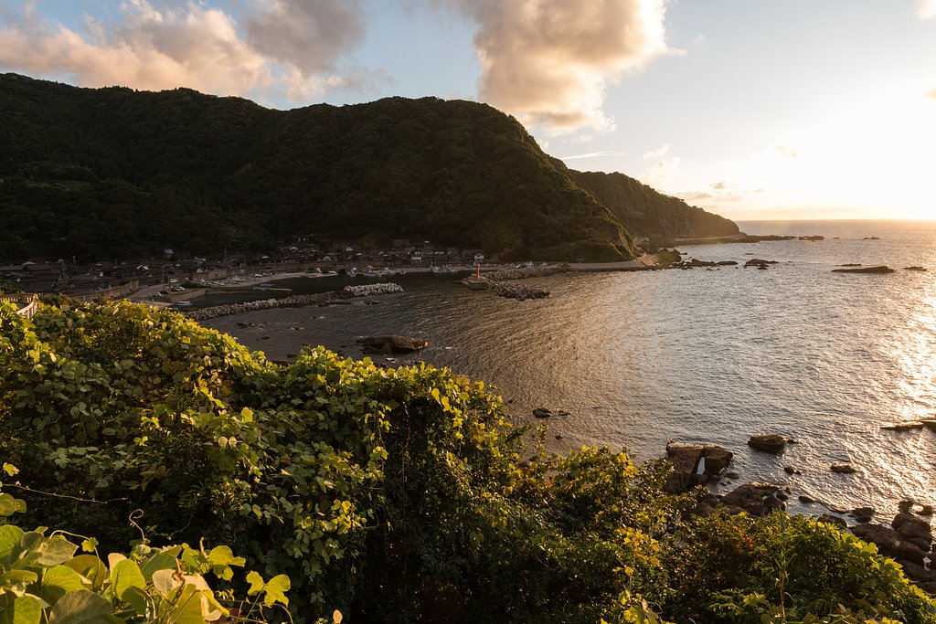 大沢漁港　到着