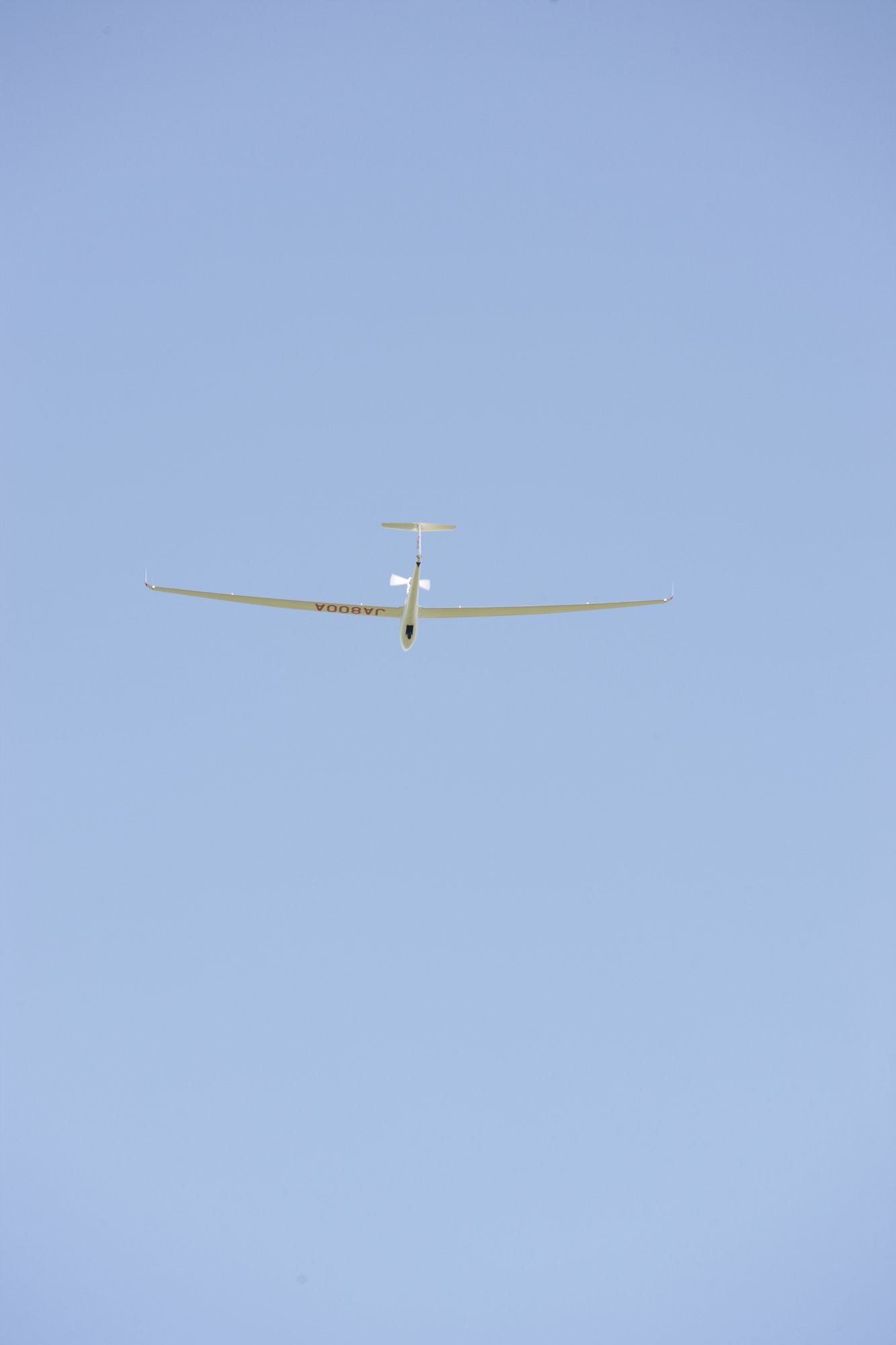 グライダーに空