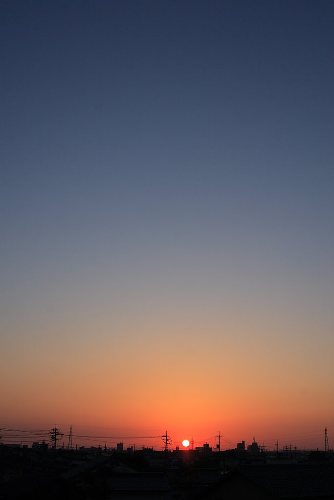 沈む夕日