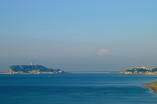 朝靄の富士山遠望