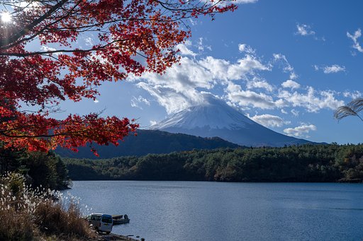 西湖の秋景色