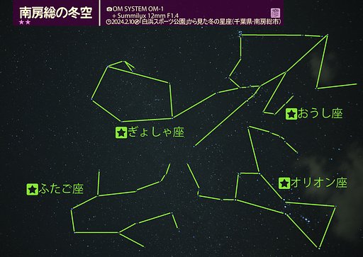 冬の星座たち