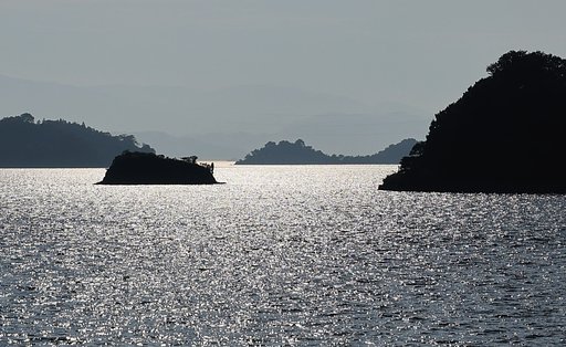 芸予諸島の夕暮れ