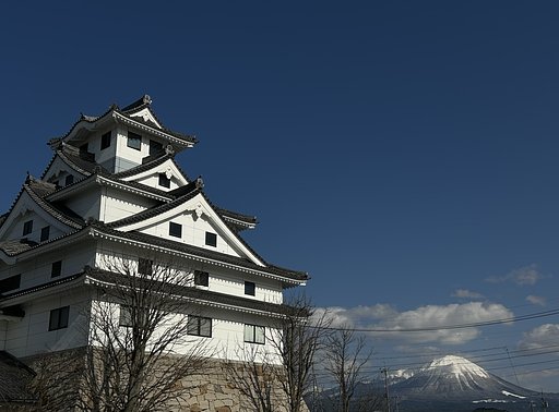 城と大山