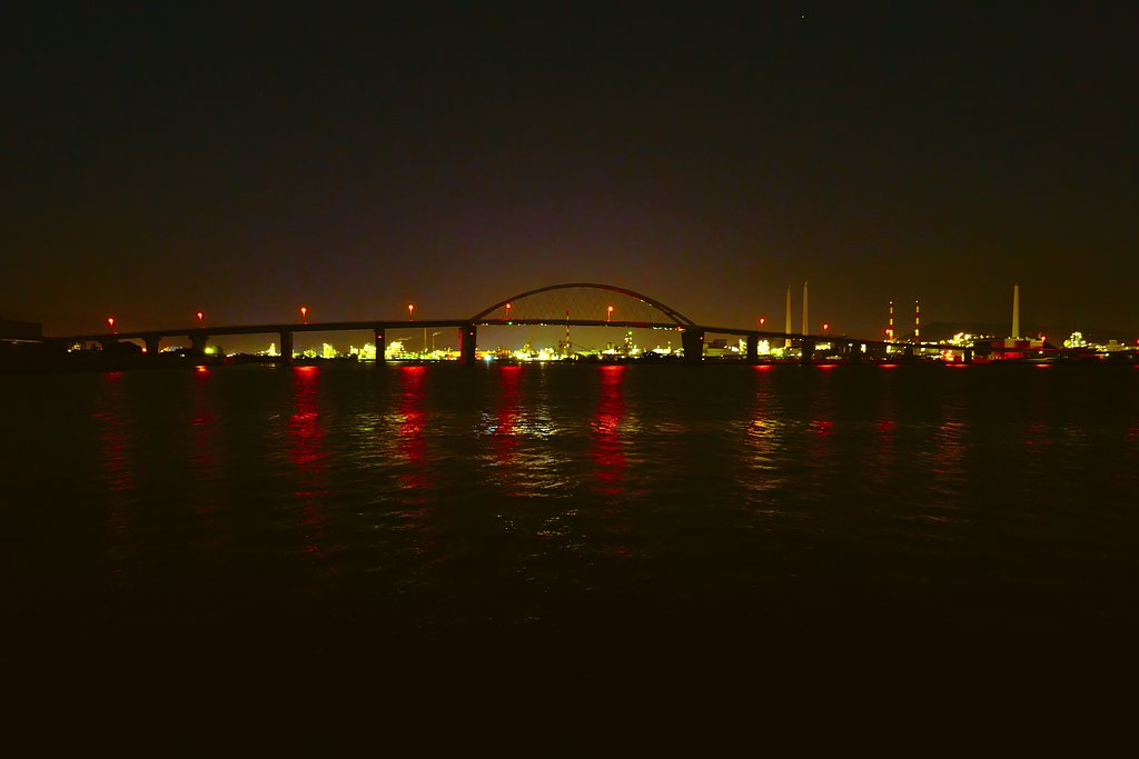 工場群夜景