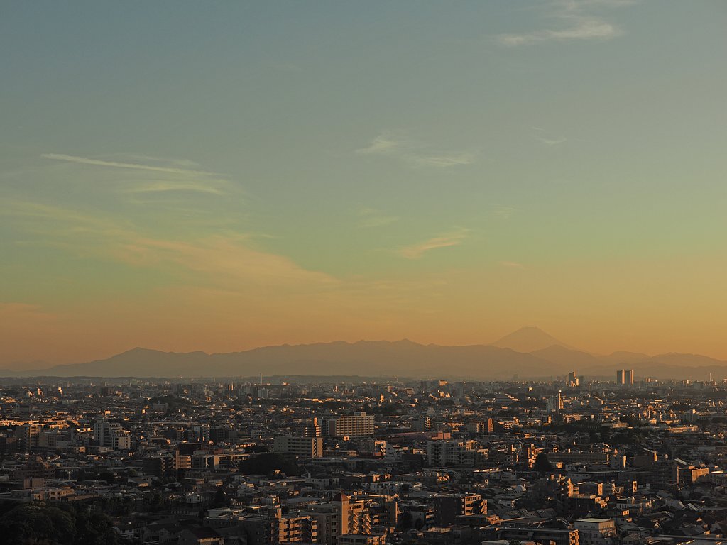 夕富士
