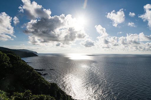 日本海_光る海