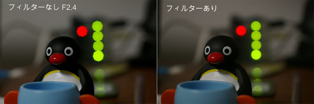 ボケ味改善フィルター