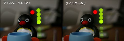 ボケ味改善フィルター