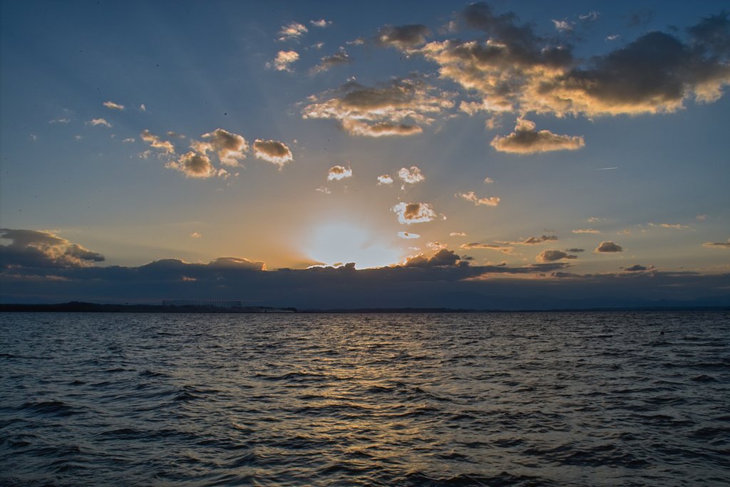 沈む夕日