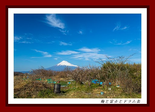 富士川河川敷にて