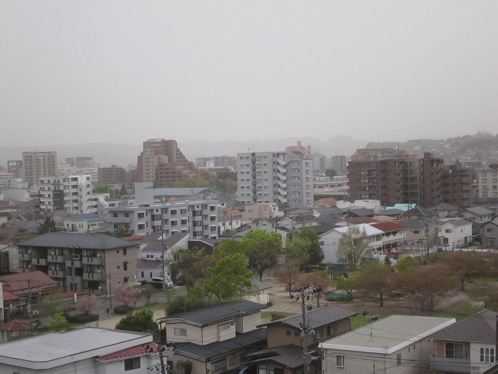 黄砂がやってきた