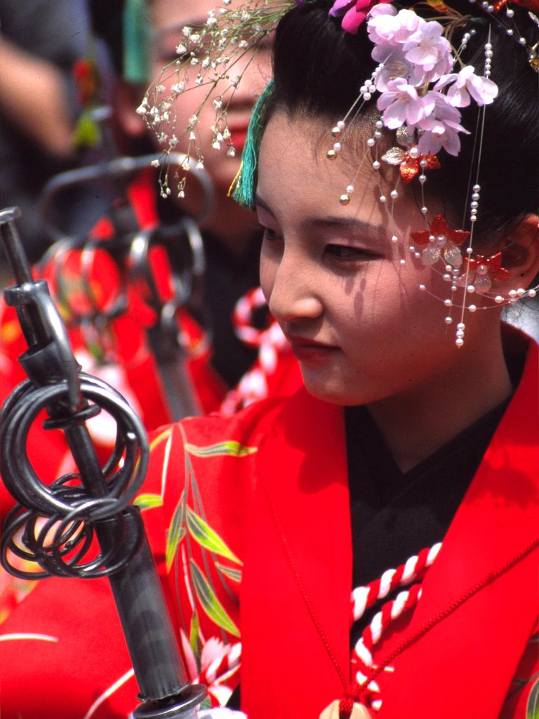 小鹿野の春祭りにて