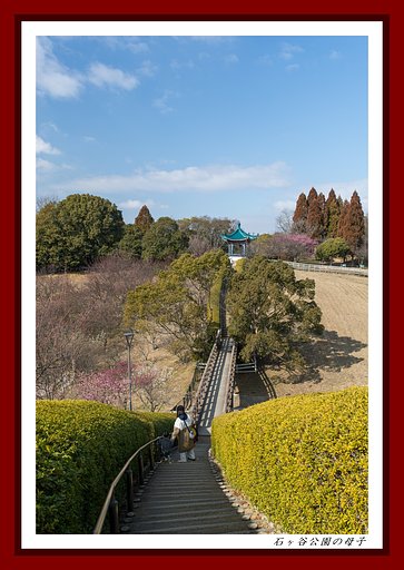 石ヶ谷公園の母子