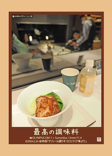 最高の調味料(肉厚あぶりチャーシュー丼)