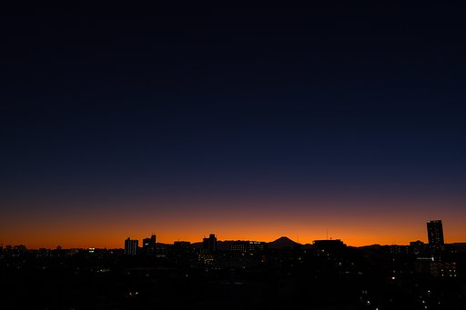 美しい夕暮れ
