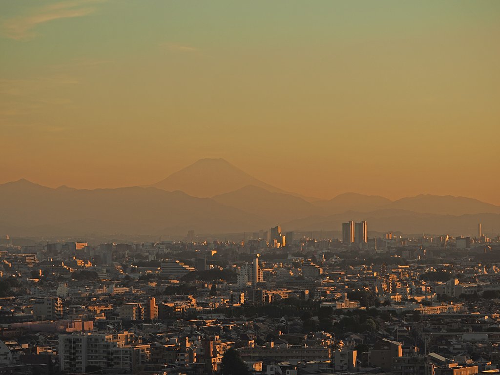 夕富士その２