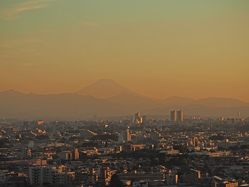 夕富士その２