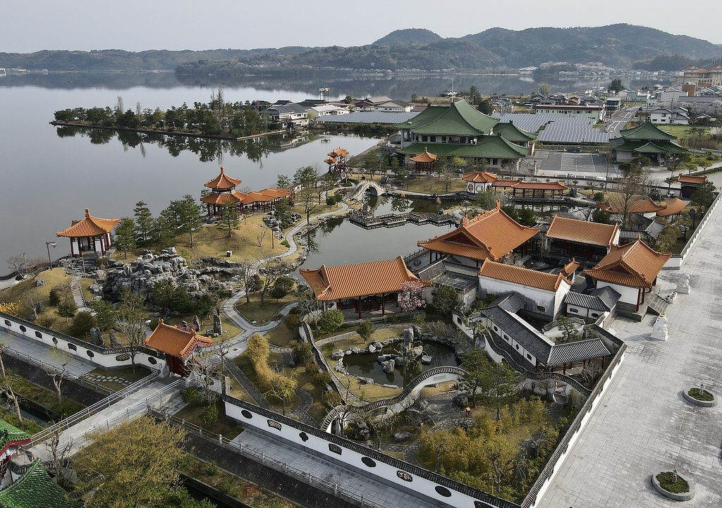 当地の中国庭園