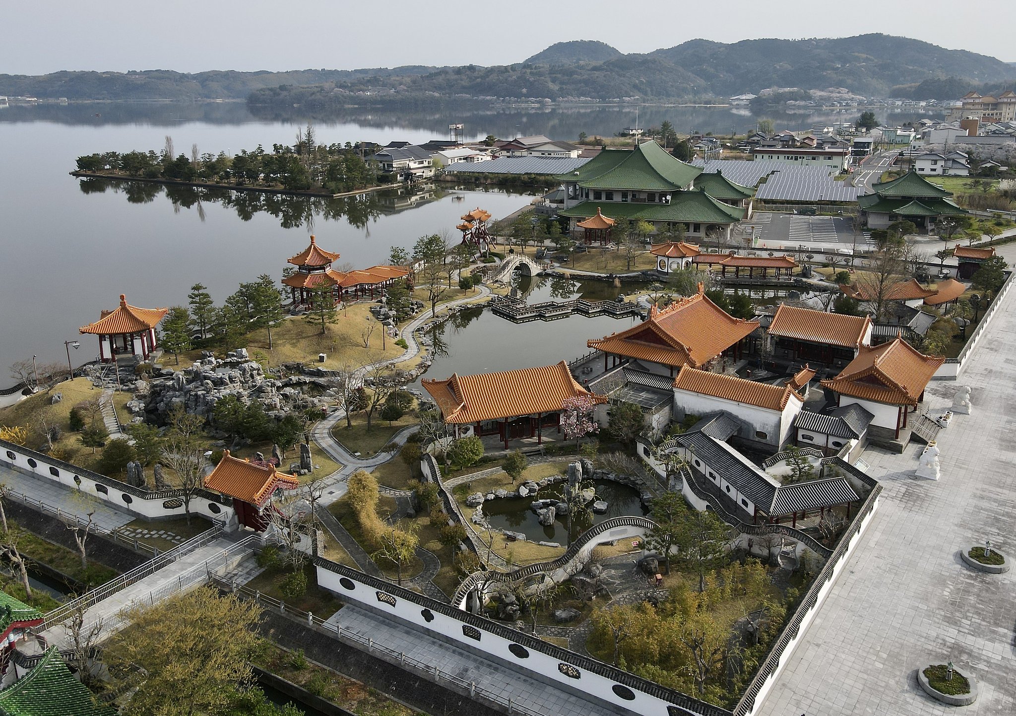 当地の中国庭園