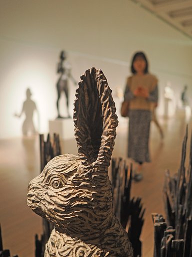 第99回国展にて〜彫刻部〜２