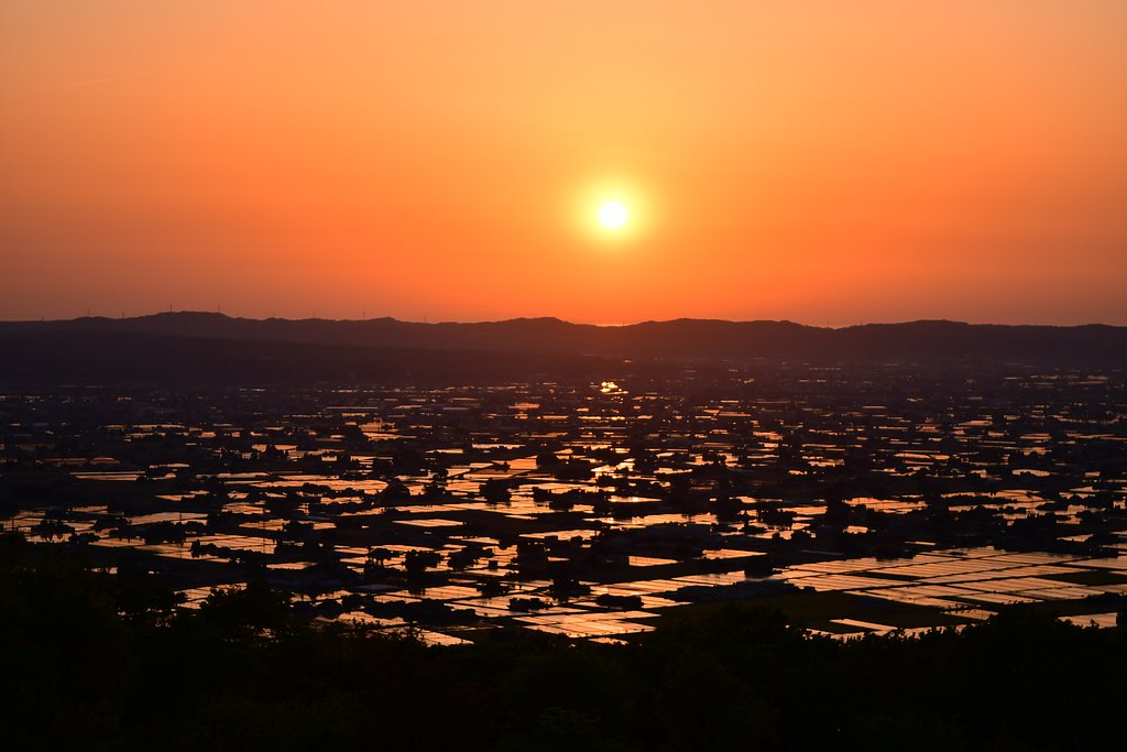 夕景　富山