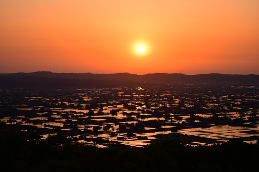 夕景　富山