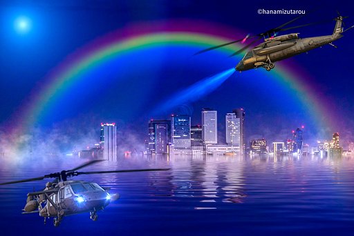 【情景】Submerged Japan