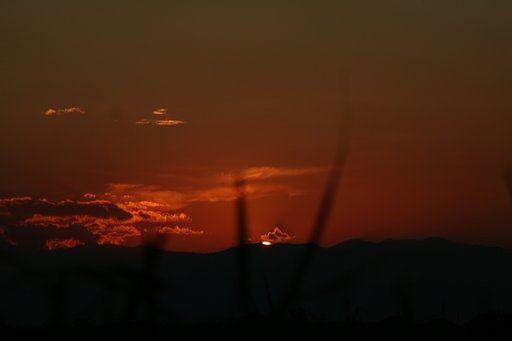 沈む陽
