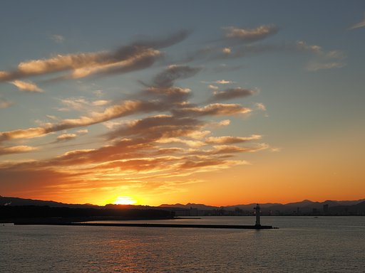夕焼けショーの始まり
