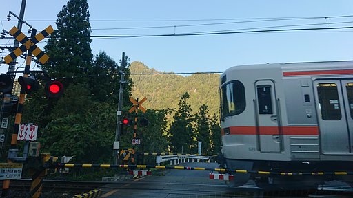 「踏切では止まりましょう(番外)」