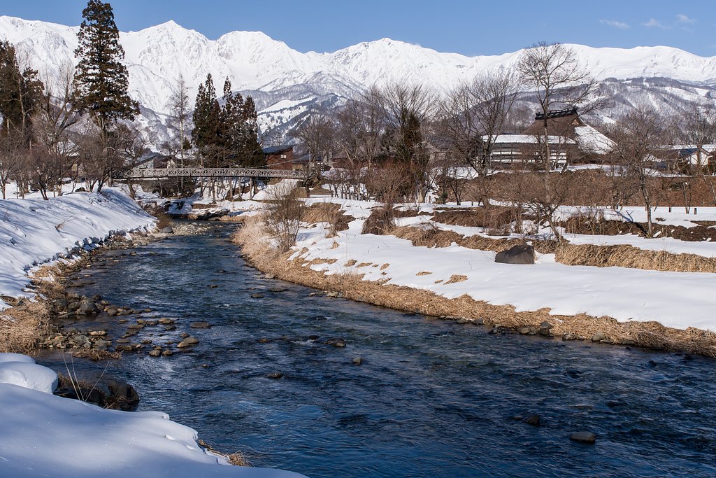 大出の吊り橋＿日本の原風景
