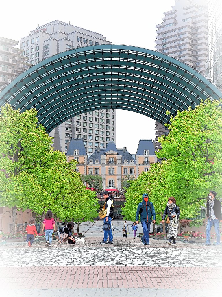 坂のある風景～恵比寿ガーデンプレイス～