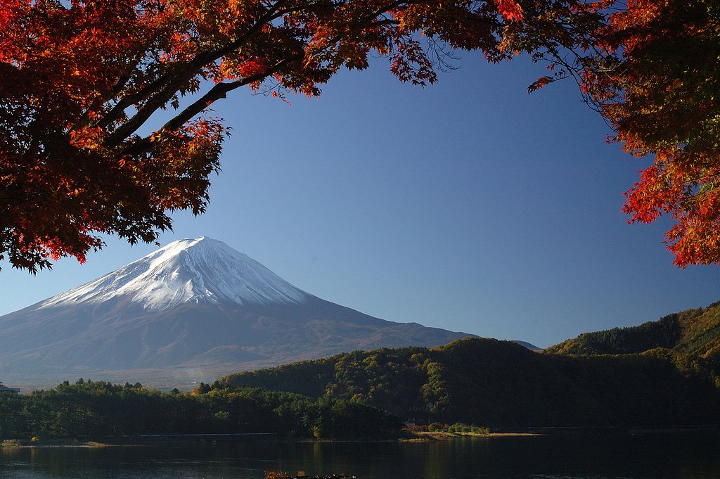 11/8の富士山　河口湖