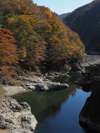 龍王峡「虹見橋」から２