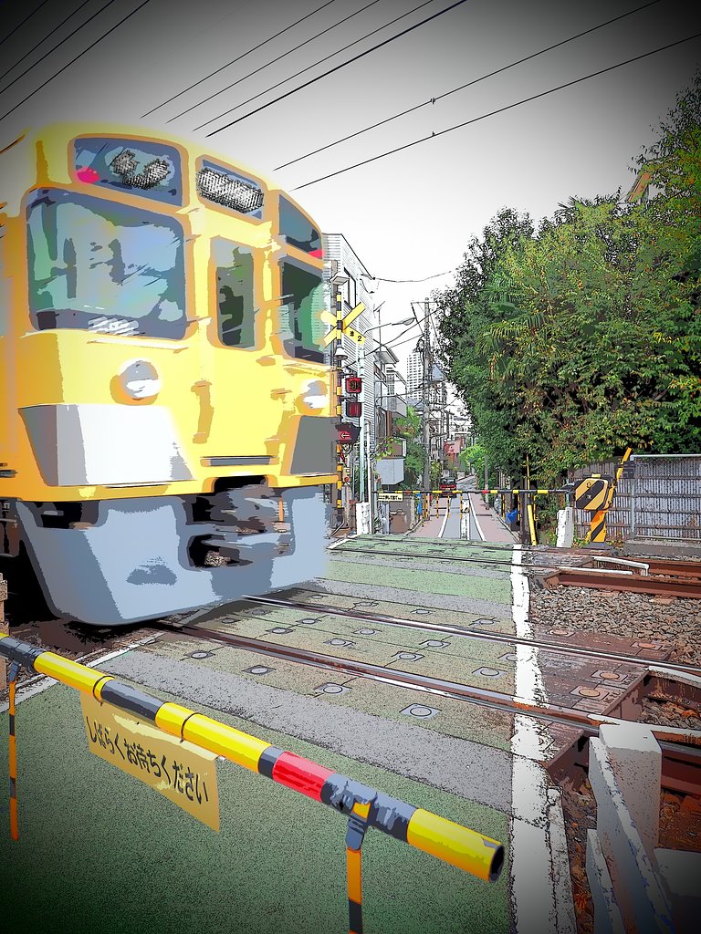 坂のある風景～池袋駅手前～２