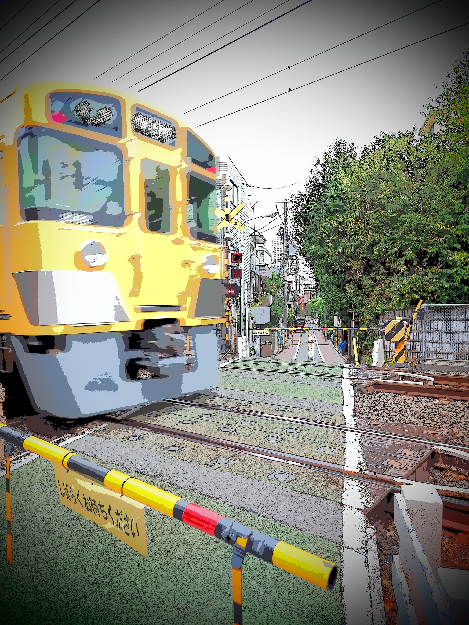 坂のある風景～池袋駅手前～２