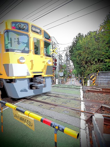 坂のある風景～池袋駅手前～２