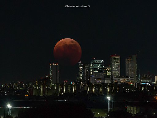 【秋】皆既月食