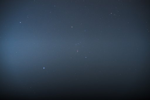 ベランダからのオリオン