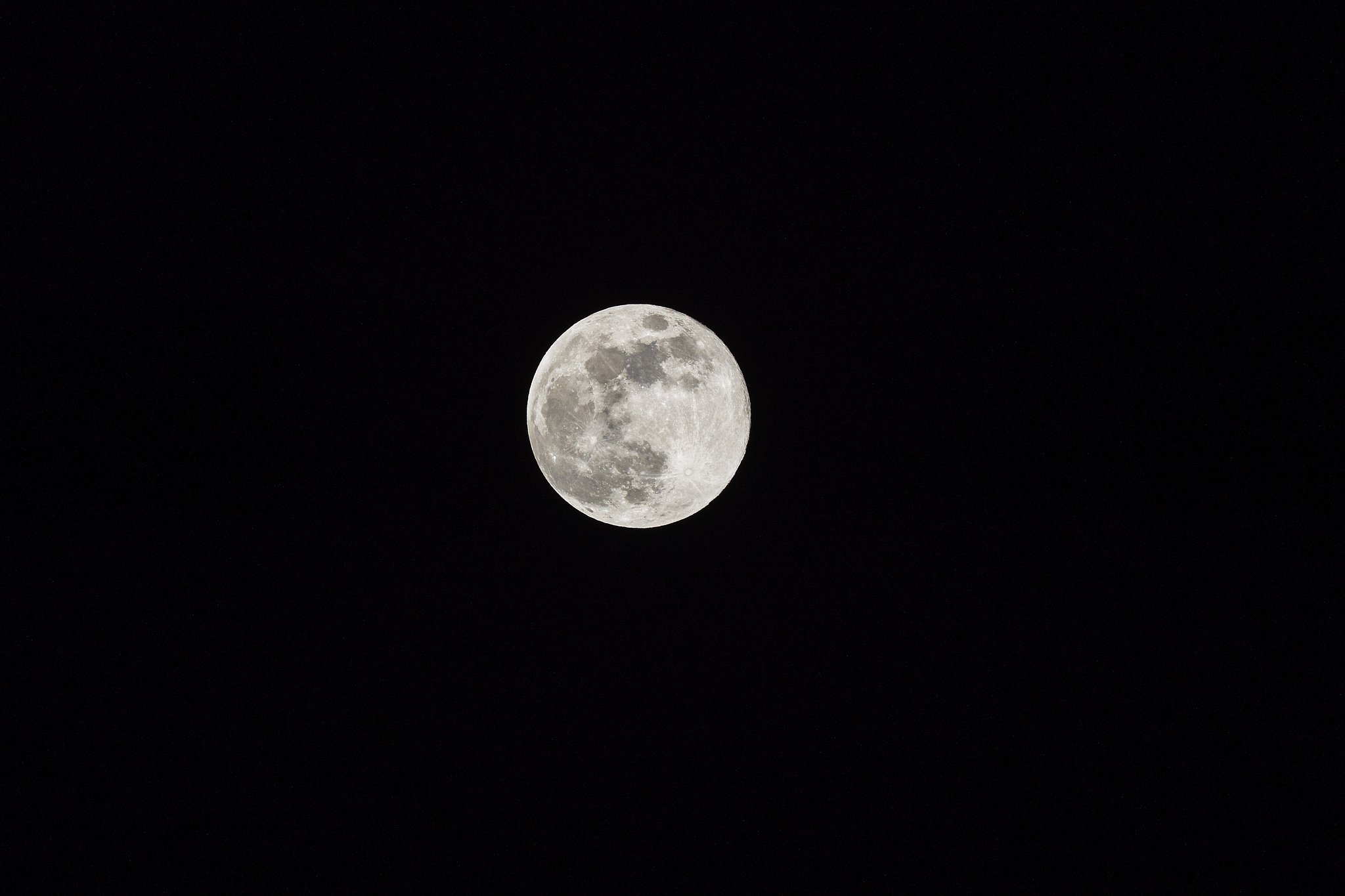 今年最後の満月