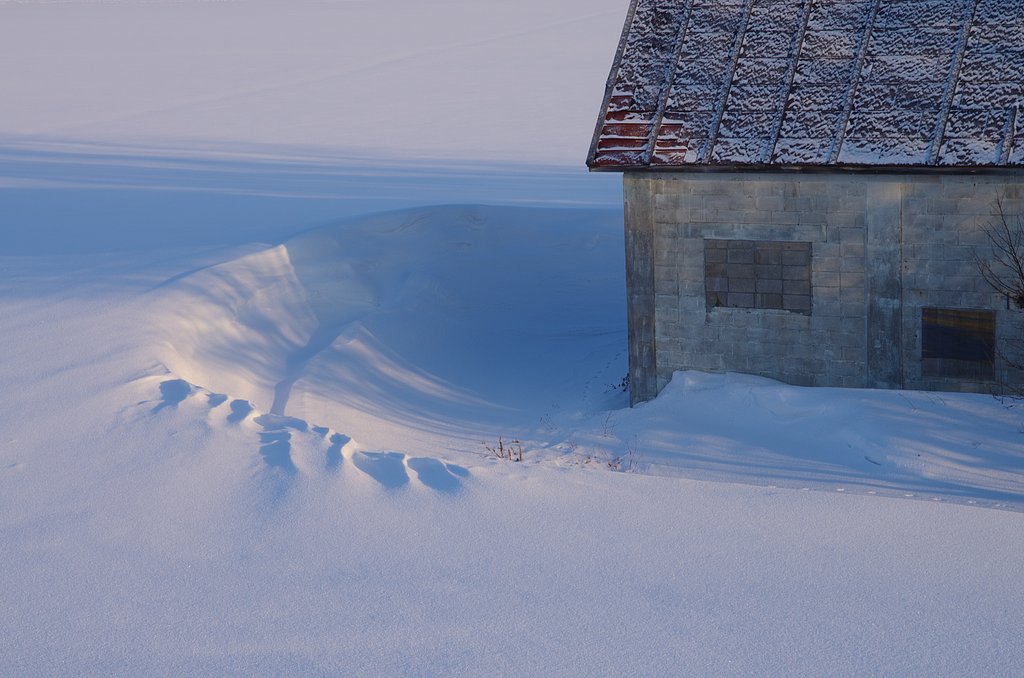 吹雪の後