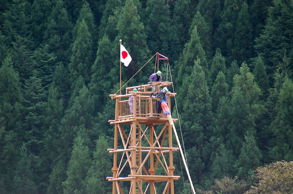 朝比奈大龍勢　発射失敗