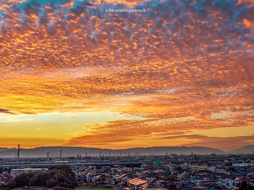 【秋】夕焼け10/14