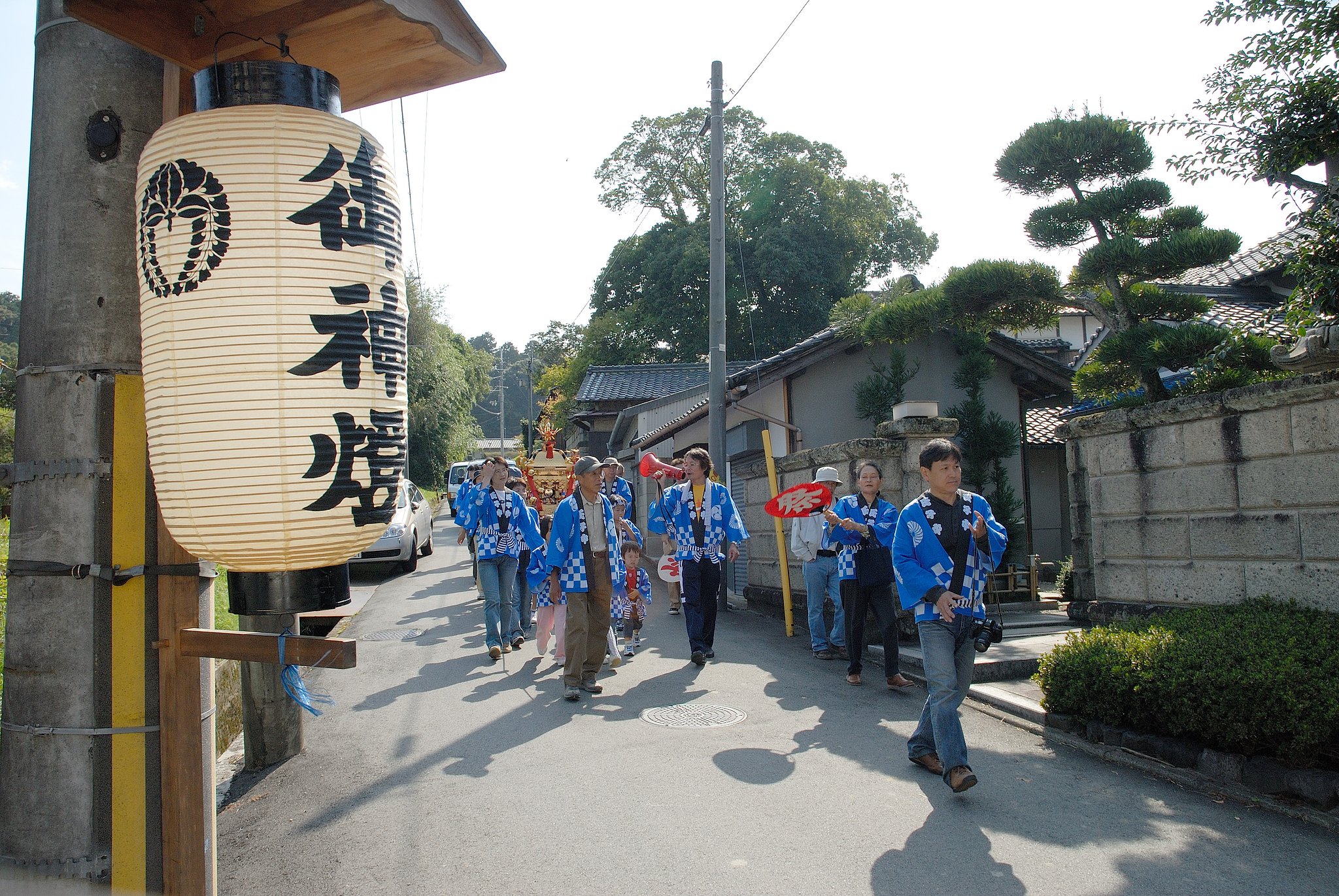 好日の秋祭り