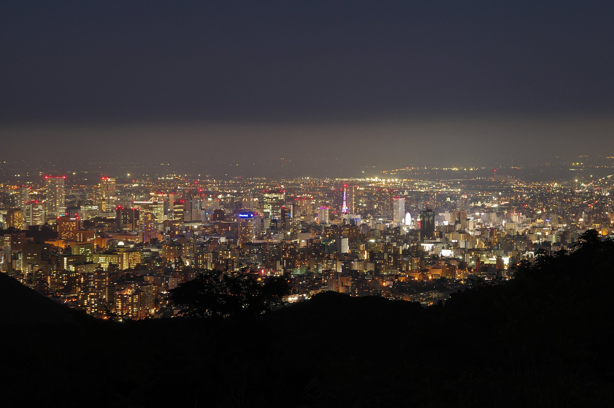 札幌の明かり