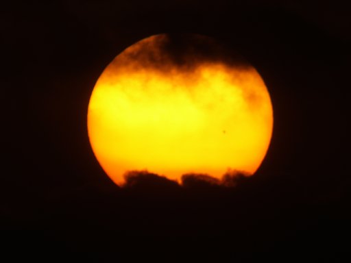 「陽光」　でっかい夕日