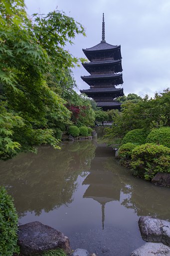 東寺、五重塔