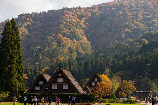晩秋の白川郷Ⅰ