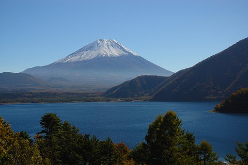 11/8の富士山　本栖湖